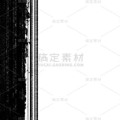 通用-毛玻璃感黑色笔刷贴纸几何系列