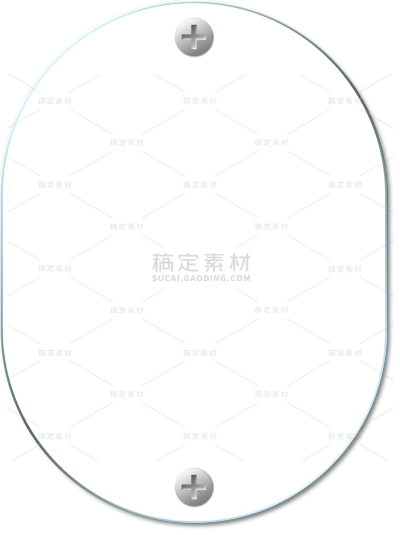 通用简约铆钉亚克力边框元素