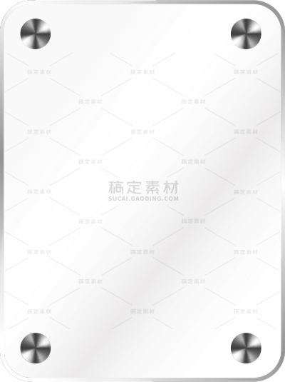 通用简约亚克力边框元素素材