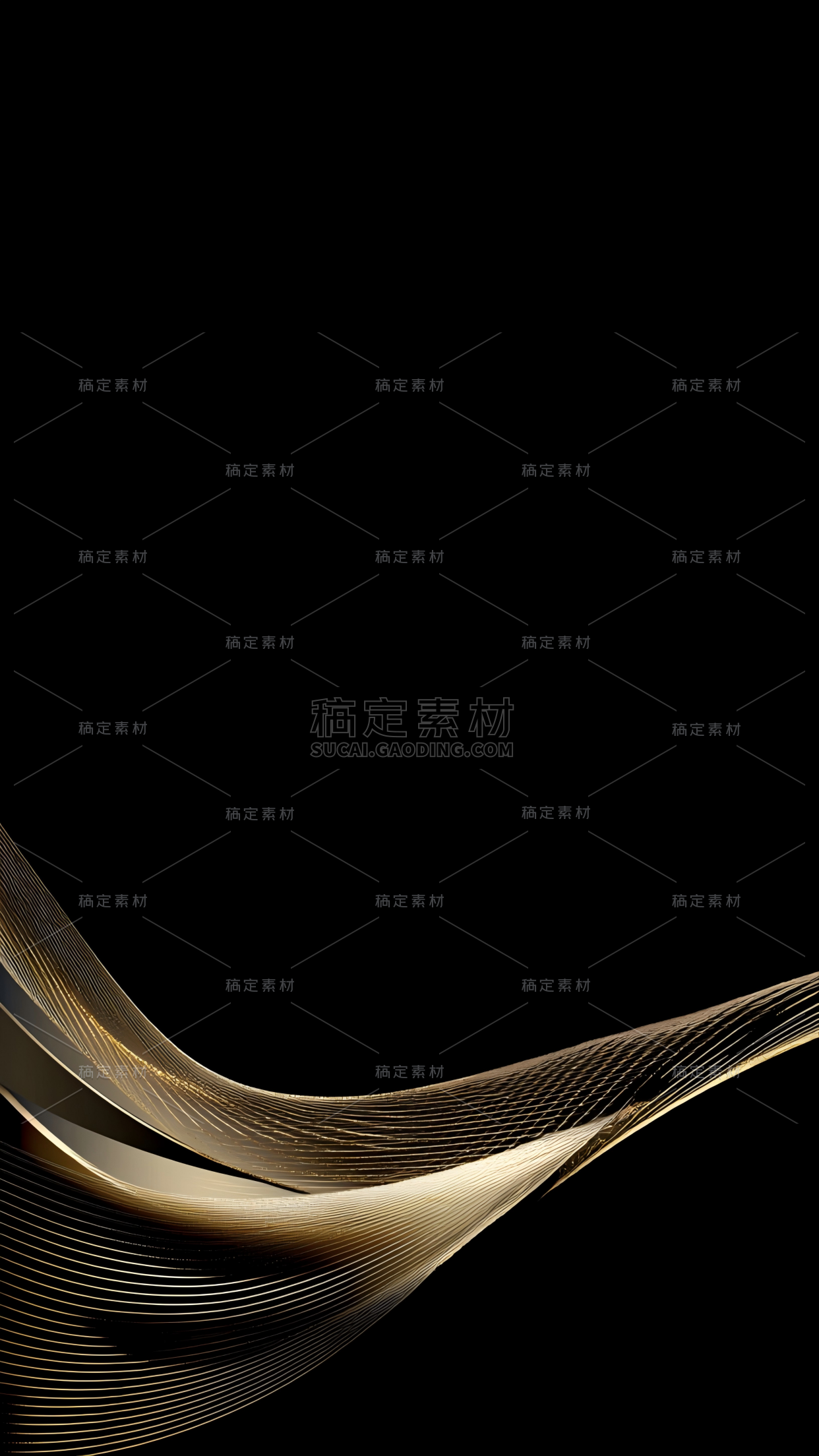 背景系列金色立体线条