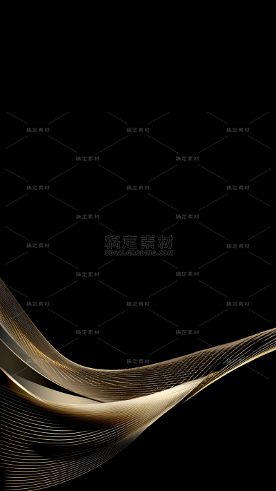 背景系列金色立体线条