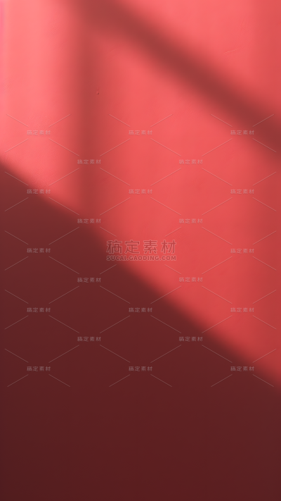 通用简约极简光影投影红色背景