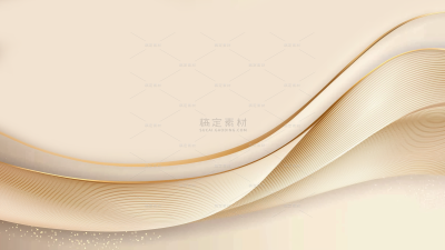 背景系列金色抽象线条光效背景（td）