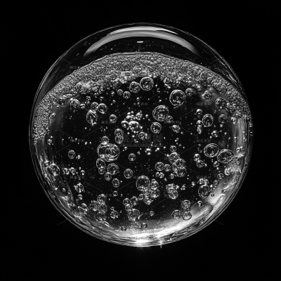 特效系列水珠分子冒泡