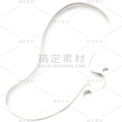 特效通用透明不规则水珠元素素材