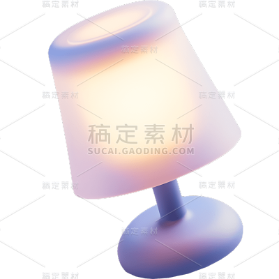 立体风台灯贴纸