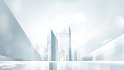 背景系列商务风3D立体城市建筑背景
