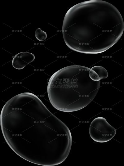 常规特效系列写实风白色肥皂气泡元素泡泡贴纸 