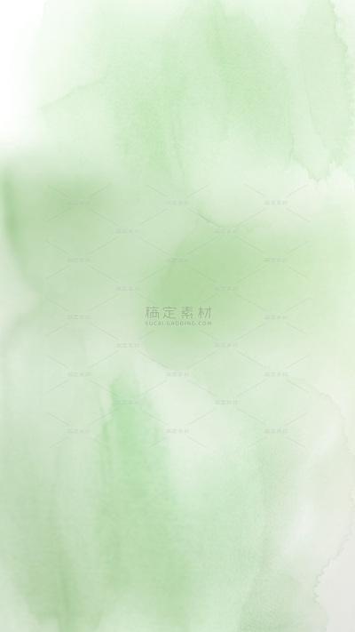 背景系列水彩水墨晕染笔触绿色背景