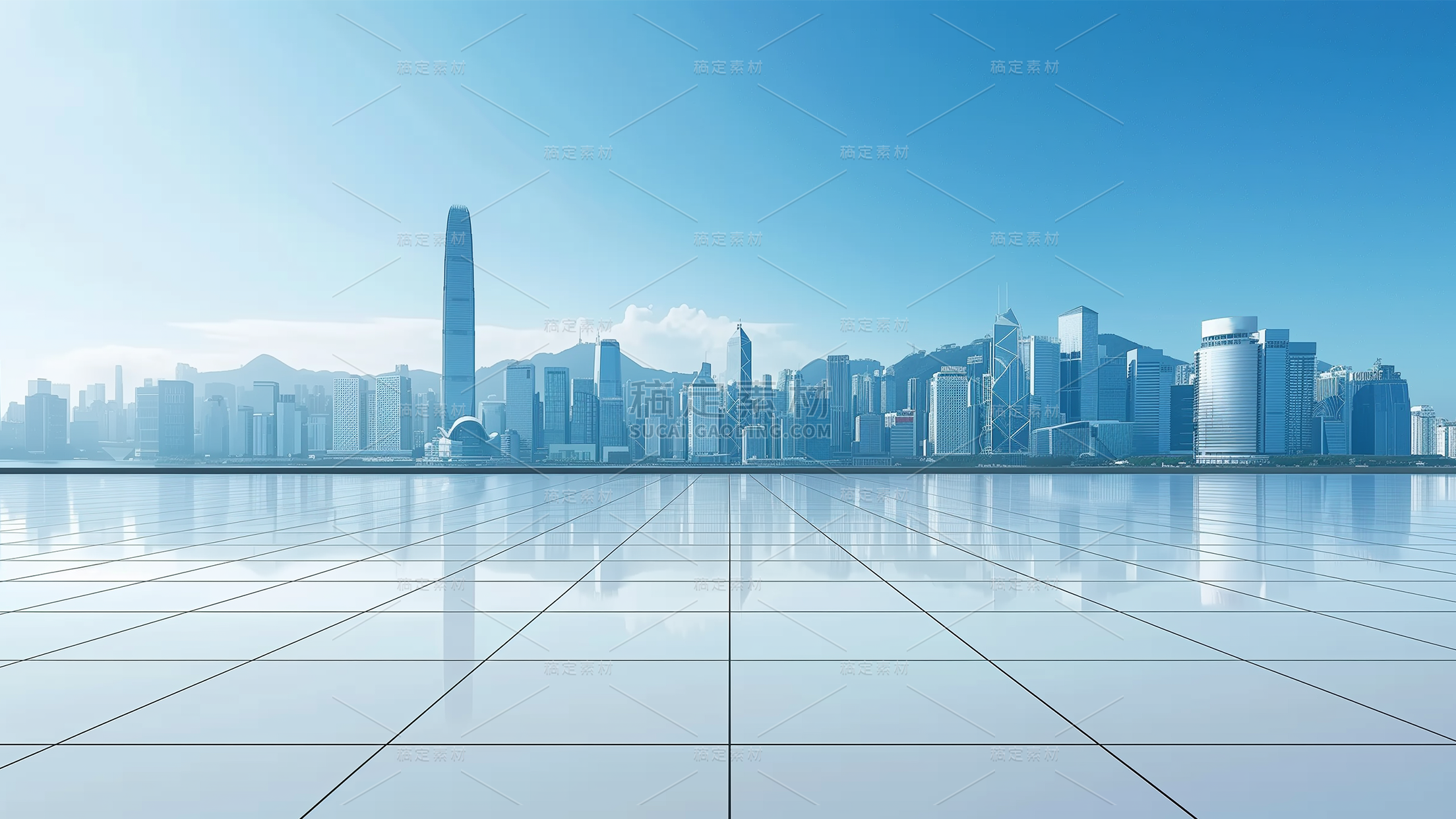 建筑系列通用城市建筑地板广场背景图片