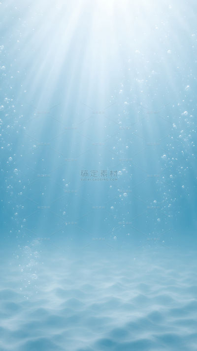 背景系列简约感水下气泡光线背景