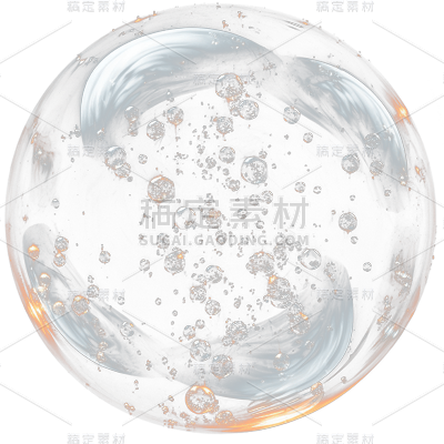 透明彩色气泡贴纸