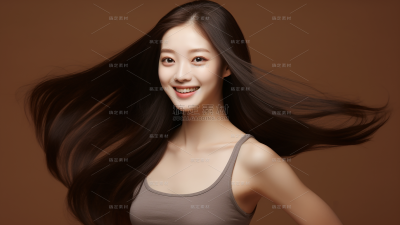 美发模特人像