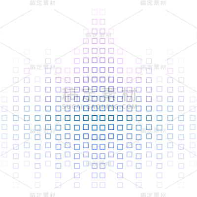 通用元素科技感科技风蓝色方块元素