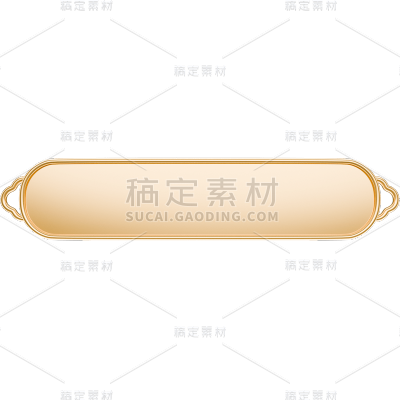 通用边框金属简约标题框元素素材