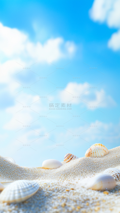 风光系列实景沙堆展台背景