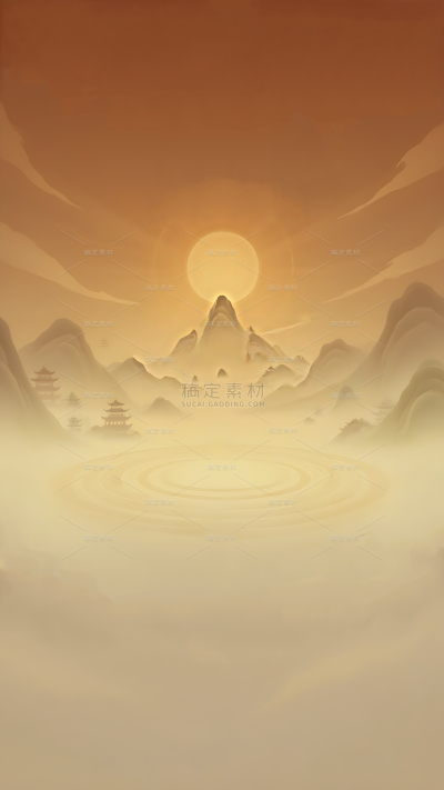 背景系列中国风场景游戏背景