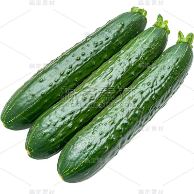 果蔬系列通用-写实蔬菜黄瓜元素素材