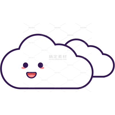 小红书通用手帐风可爱感星星爱心彩虹云朵贴纸