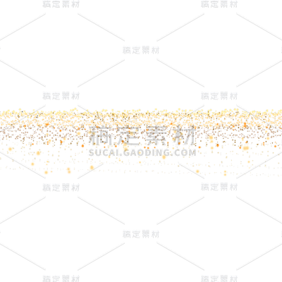 金色粒子贴纸