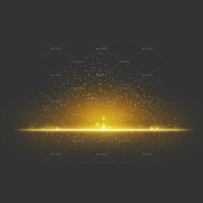 特效系列梦幻感金色粒子光效