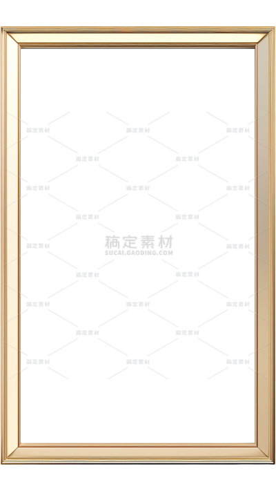 边框系列金属相框证书通用元素素材