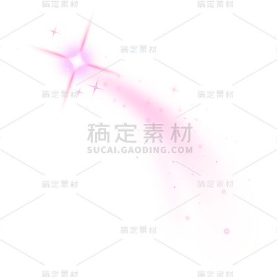 装饰通用梦幻单个流星元素素材