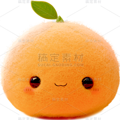 果蔬通用毛绒毛毡风水果元素贴纸 