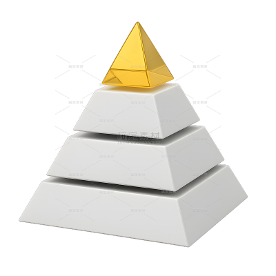 样机系列3D金字塔层级模型元素（td）