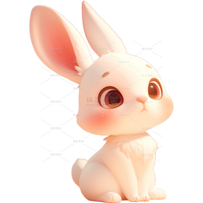 动物系列-通用-3D动物IP贴纸