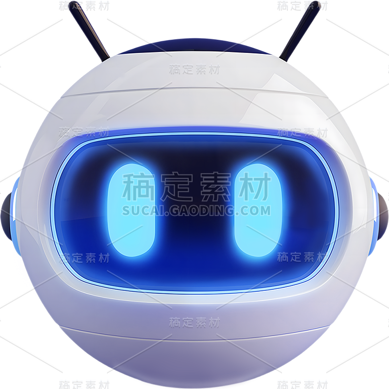 科技风机器人AI智能元素素材