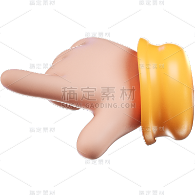 图标系列3D手势点击贴纸