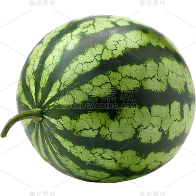 夏天通用实景绿色西瓜水果元素