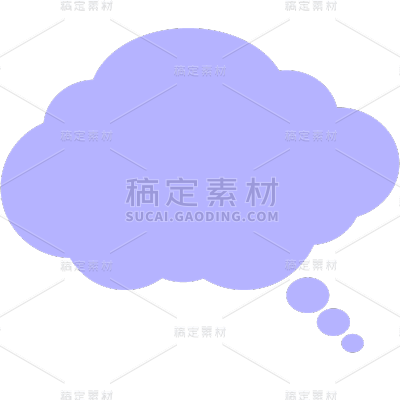 简约卡通手绘气泡框聊天框文本框对话框