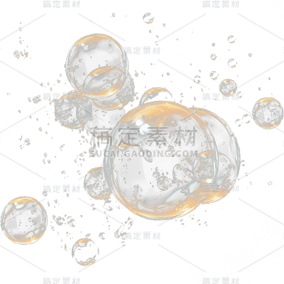 透明彩色气泡贴纸