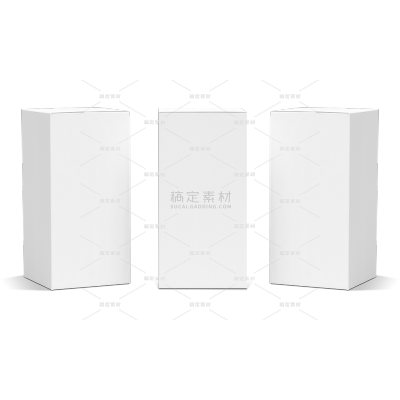 常规通用简约长盒子组合样机元素素材