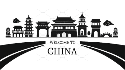 建筑系列中国风城市建筑（td）