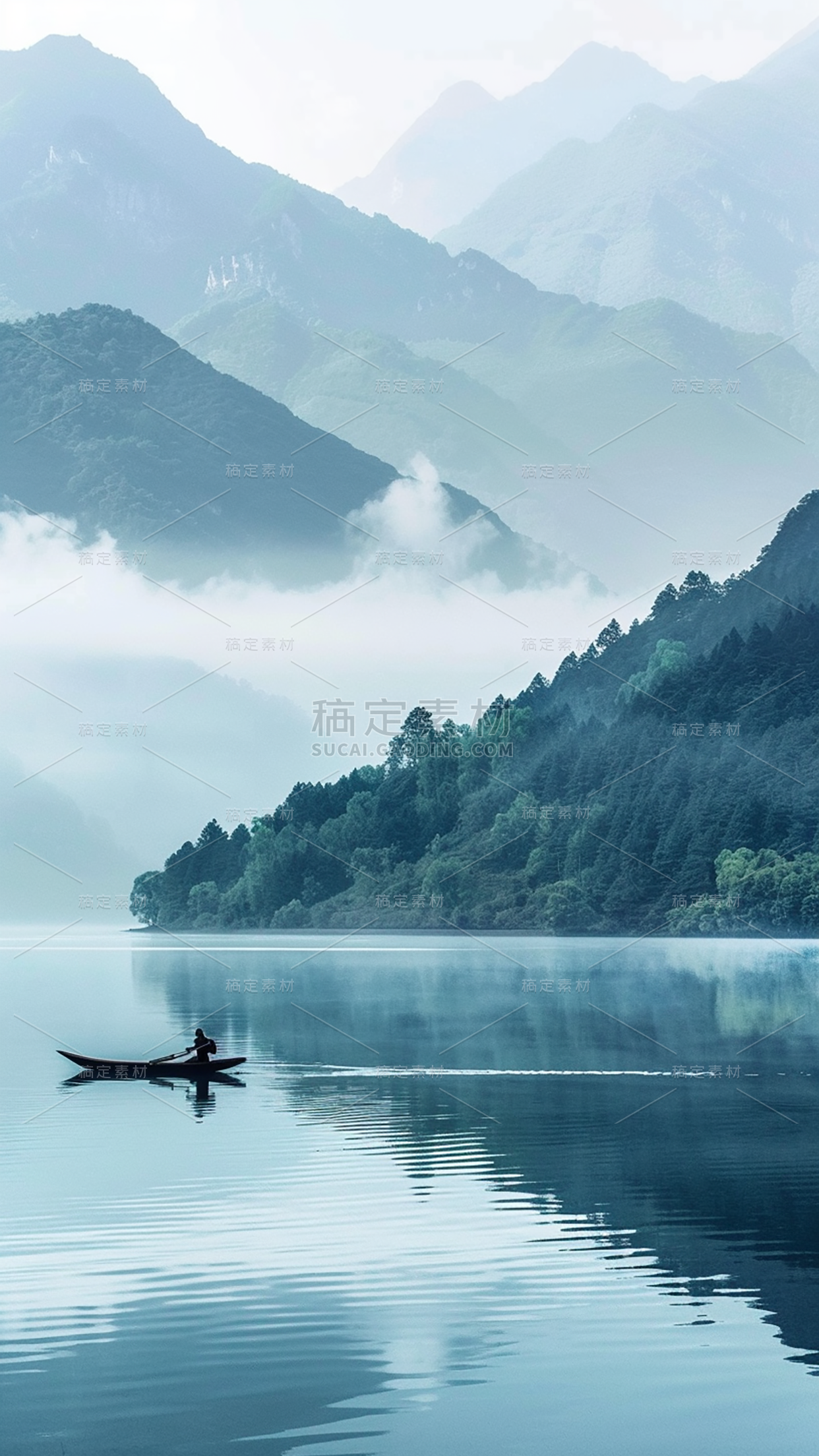 中国风通用实景山水背景场景图片素材