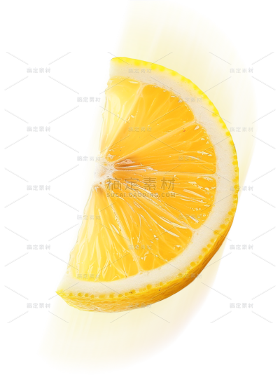 夏季果蔬柠檬静态效果通用元素贴纸