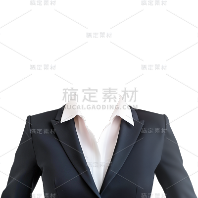 人物系列写实证件照西装服装