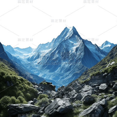写实风山脉静态贴纸