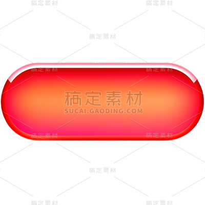 矢量红色按钮免抠元素