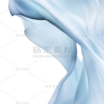 纹理通用浅蓝色丝绸元素素材