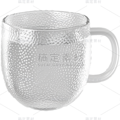 家居系列-通用-写实装水圆玻璃杯-AI套系|通用贴纸