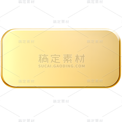 矢量金色按钮免抠元素