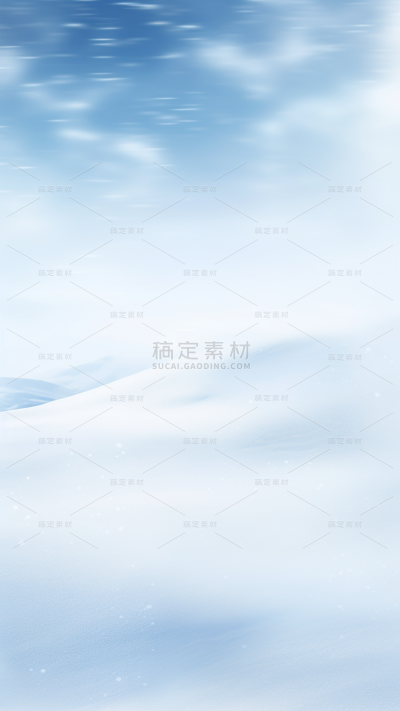 冬季冬天通用简约实景白色雪地雪山天空背景