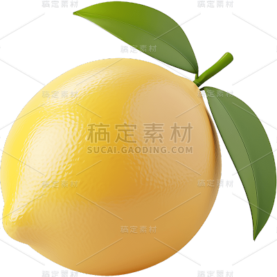 夏季果蔬通用3D立体水果元素素材