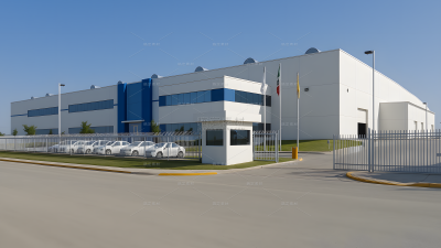 建筑系列现代感工厂建筑（td）