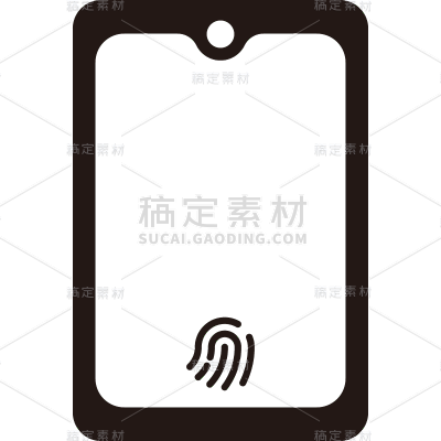 用户界面图标元素黑白简约风贴纸