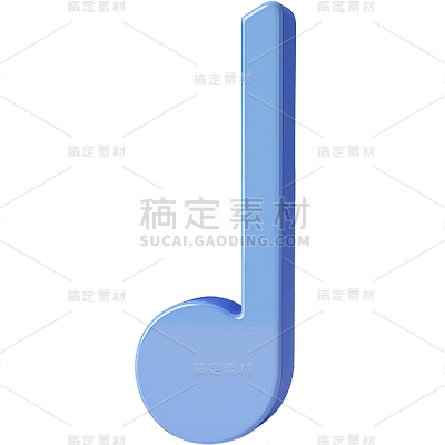 装饰通用3D音符元素素材